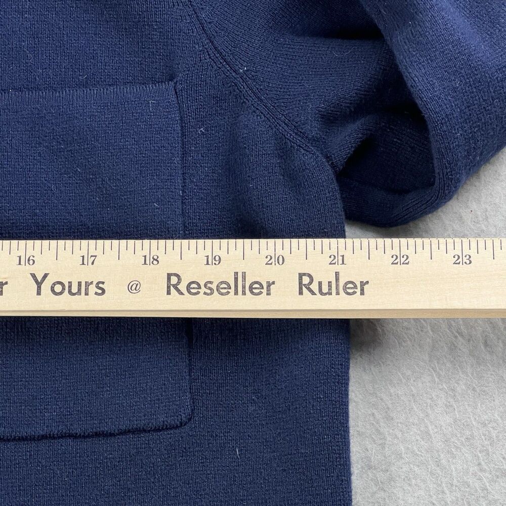 $$SOLD:SE041026$$ Womens XL Navy Button Up Cardigan Workwear Fall Casual - Picture 7 of 12